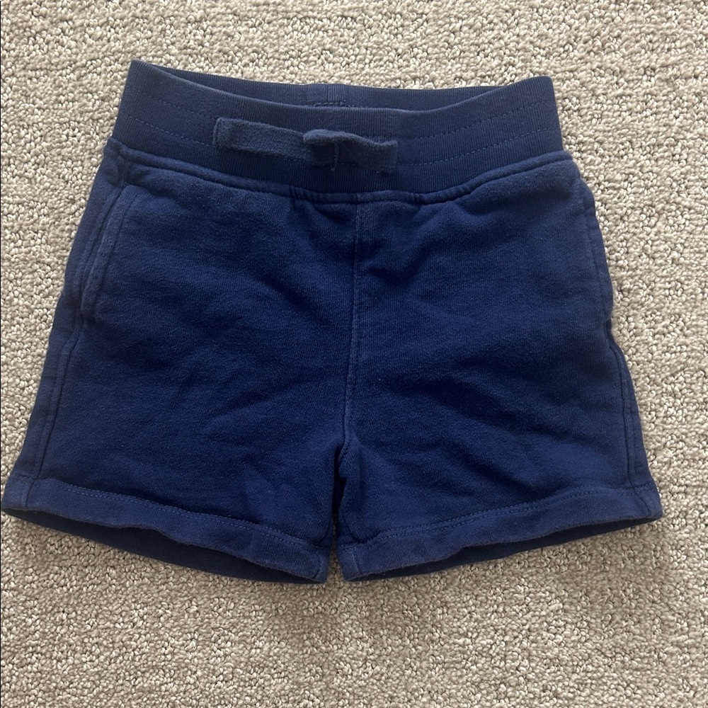 Primary Organic Cotton Navy Blue Kids Shorts